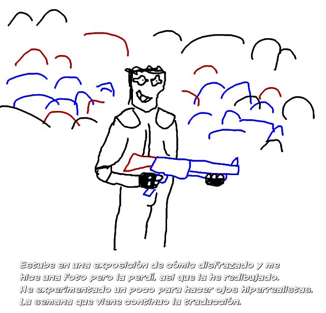 Dan Coloreado en su ordenador